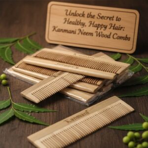 Neem wood comb